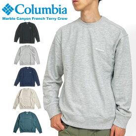 ＼超得クーポン&P5倍／【SALE★10%OFF】【新色入荷】Columbia コロンビア 裏毛 クルーネック スウェット マーブルキャニオンフレンチテリークルー 長袖 トレーナー アウトドア キャンプ スポーツ 釣り 登山 トレッキング ハイキング 部屋着 ルームウェア AE3351