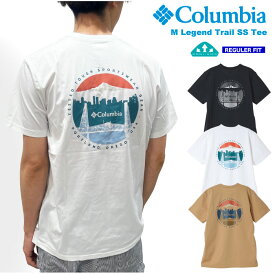 【SALE★20%OFF】【2025春夏新作】【ゆうパケット1点まで送料無料】Columbia コロンビア Mレジェンドトレイルショートスリーブ半袖Tシャツ 吸湿速乾 ドライT アウトドア キャンプ 登山 ハイキング 釣り フェス スポーツ カジュアル メンズ AE0960