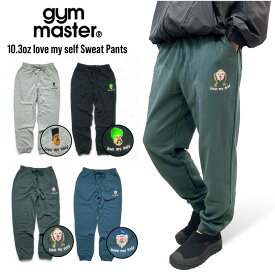＼マラソンクーポン&P5倍／【セール10%OFF】 【2025秋冬新作】gym master ジムマスター 10.3oz love my selfスウェットパンツ 裏毛 イージーパンツ ジョガーパンツ リブパンツ ルームウエア 部屋着 メンズ レディース G621790【裾上げ不可】