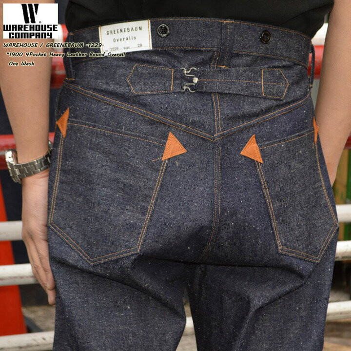 楽天市場】WAREHOUSE ウエアハウスGREENEBAUM OVERALLS グリーンバウム 