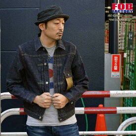 FOB　FACTORY"F2400"14oz G-3 DENIM 1st JK14オンス G-3デニム ファーストジャケットGジャン ジージャン デニムジャケット 1st ファースト タイプ1[アウター]