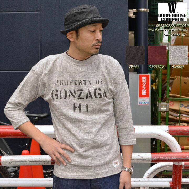 楽天市場】WARE HOUSE ウエアハウス4063 “GONZAGA HI”7分袖 