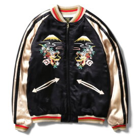＼決算セール！／【SALE★50%OFF】Houston ヒューストン レーヨンスーベニアジャケット スカジャン カジュアル アメカジ メンズ レディース アウター 和柄 虎 鷹 龍 刺繍 刺しゅう 富士山 中綿 日本 JAPAN マップ 51470