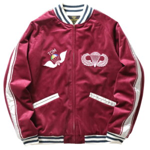 �y�Z�[��56%OFF�z Houston �q���[�X�g�� VELVETTEN SOUVENIR JACKET (SCREAM) / �ʒ��X�[�x�j�A�W���P�b�g (�X�N���[��) �A�E�^�[ �X�J�W���� �t�F���g���b�y�� ���[�����T�e�� �����Y ���f�B�[�X �~���^��