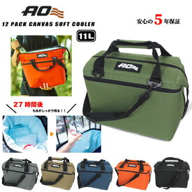 ＼超特価スーパーセール開催／AO Coolers 12パックキャンバスソフトクーラー 11L ショルダーベルト付き トート クーラーボックス クーラーバッグ 保冷バッグ アウトドア キャンプ 車中泊 運動会 ビーチ BBQ AOクーラー エーオークーラーズ AO12