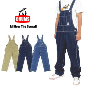 【SALE★10%OFF】CHUMS チャムス オールオーバー ザ オーバーオール カバーオール つなぎ サロペット デニム キャンプ BBQ アウトドア 作業着 DIY ガーデニング CH03-1293【裾上げ不可】