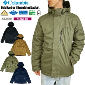 ＼決算セール！／【SALE★10%OFF】Columbia コロンビア オークハーバーIIインシュレーテッドジャケット メンズ アウター 中綿ジャケット 保温 防寒 防水 透湿 暖かい 冬 アウトドア キャンプ スポーツ 釣り 通勤 通学 レジャー カジュアル WE3085