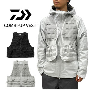 DAIWA �_�C�� COMBI-UP VEST �t�B�b�V���O�x�X�g �ނ� �h�� ���� �͂��� �ʋC�� ���@�\ �拭 �c�C���f�� �A���O���[ �ނ� �k���ނ� ���A�[ �t���C�t�B�b�V���O �A�E�g�h�A ������� DV-3326EX
