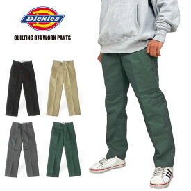 【SALE★50%OFF】Dickies ディッキーズ 中綿キルティング 874型 ワークパンツ ストレート 防寒 保温 暖かパンツ メンズ レディース バイク 自転車 ストリート 作業着 チノパン　18372600【裾上げ不可】