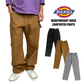 ＼決算セール！／【ポイント3倍】Dickies ディッキーズ ヘビーウェイトダック カーペンターパンツ ワークパンツ メンズ アメカジ ストリート アウトドア カジュアル 作業着 作業服 バイク 241939 【裾上げ可能(全長)】