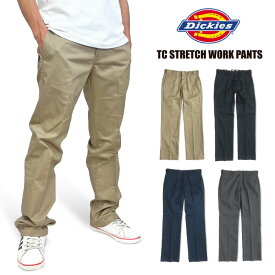 ＼決算セール！／ディッキーズ Dickies アップデート TCストレッチ ワークパンツ メンズ ストレート チノパンツ アメカジ ストリート スケボー スケーター 作業着 作業服 UM874 WD874 24874 WD874N【裾上げ不可】
