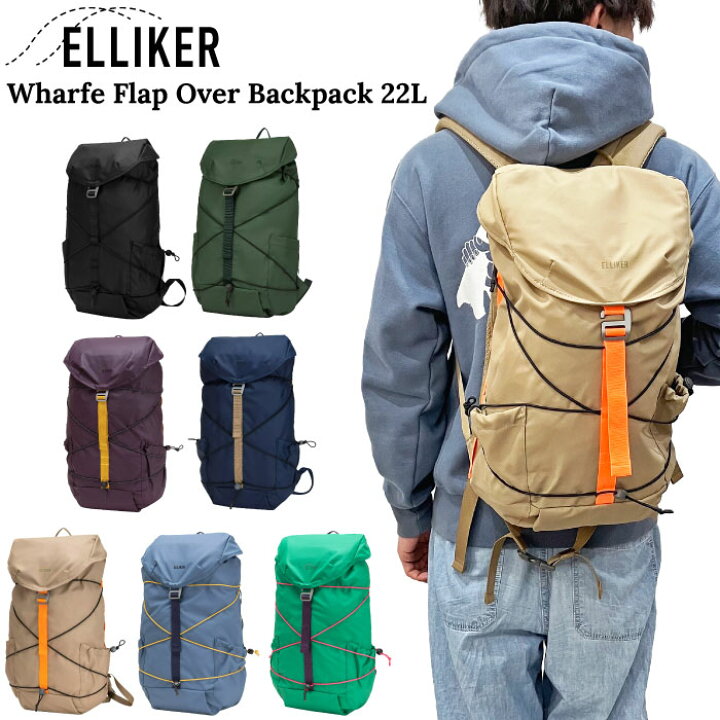 楽天市場】ELLIKER エリカー ワーフェ - フラップオーバーバックパック 