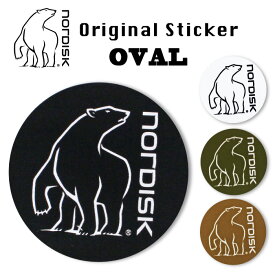 ＼決算セール！／【10点までゆうパケット可能】ノルディスク Nordisk　OVAL STICKER　オーバルステッカー シール 円形 丸型 ギア チューン カスタマイズ　OVAL-STICKER