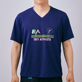 『Try Athlete III』 日本製 MADEinJAPAN 国内生産 ランニングウェア スポーツウェア トレーニングウェア スポーツTシャツ ランニングシャツ ドライTシャツ 冷感 クールシャツ 吸水速乾 UVカット 防透性 軽量性