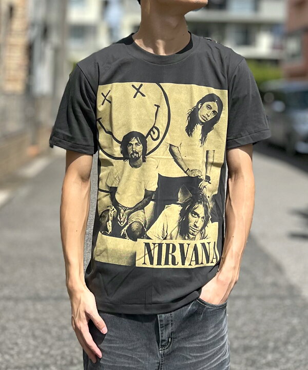 楽天市場】ニルヴァーナ Tシャツ 半袖 メンズ レディース バンド  