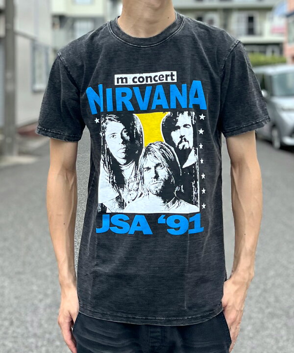 楽天市場】NIRVANA Tシャツ 半袖 メンズ レディース バンド ピグメント 