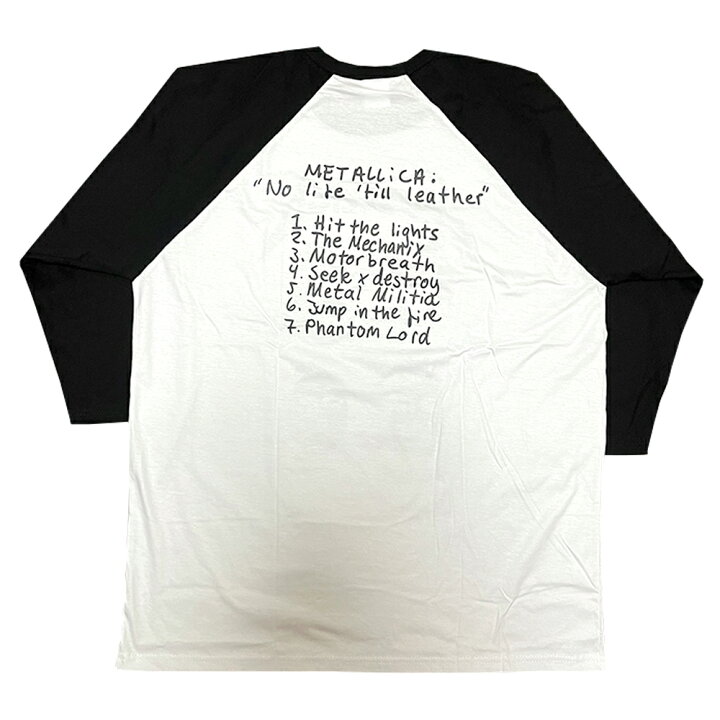 楽天市場】メタリカ ラグラン Tシャツ 7分袖 メンズ レディース ロンt 