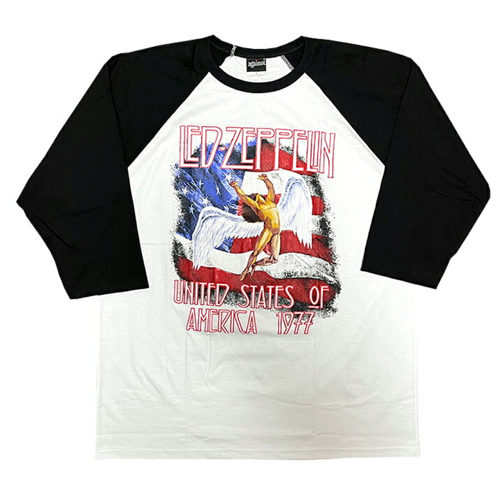 楽天市場】Led Zeppelin ラグラン Tシャツ 7分袖 メンズ レディース 