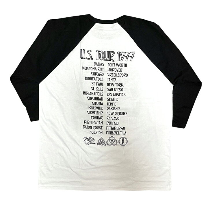 楽天市場】Led Zeppelin ラグラン Tシャツ 7分袖 メンズ レディース 