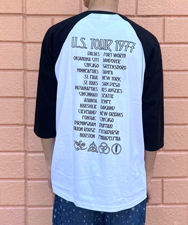楽天市場】Led Zeppelin ラグラン Tシャツ 7分袖 メンズ レディース 