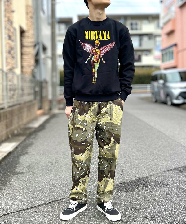 楽天市場】NIRVANA スウェット トレーナー 長袖 メンズ レディース 