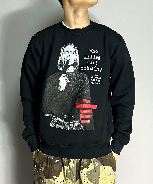 楽天市場】カートコバーン NIRVANA スウェット トレーナー 長袖 メンズ 