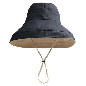 帽子 ハット UVカット 紫外線カット リバーシブル 日よけ UPF50+