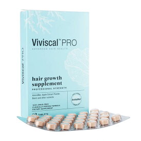 ビビスカルプロ60錠 1箱 Viviscal Pro ビオチン 国際郵便書留発送 海外通販 正規品 日時指定不可