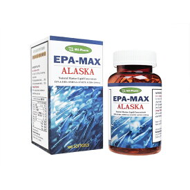 【海外通販・正規品・日時指定不可】EPAMAXアラスカフィッシュオイル 1000mg 100錠 1本DHA EPA オメガ3脂肪酸：国際郵便書留発送