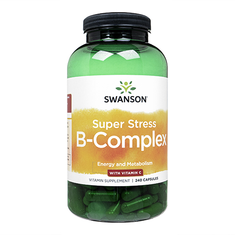 <br><br>スワンソン　スーパーストレス・B-コンプレックス＋ビタミンＣ 240錠 1本<br>Swanson SuperStressB-Complex(w VitaminC)：国際郵便書留発送