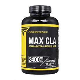 【海外通販・正規品・日時指定不可】【使用期限：2026年02月】マックスCLA 180錠 (プリマフォース)≪PrimaForce≫：国際郵便書留発送