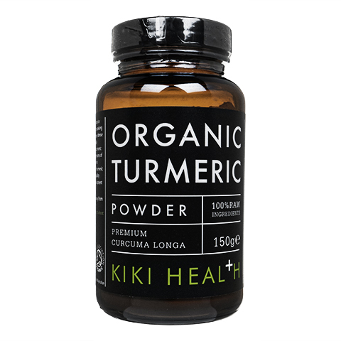 <br><br>オーガニックターメリックパウダー 150g 1本 キキヘルス Kiki-Health Organic Premium Turmeric Powder クルクミン：国際郵便書留発送