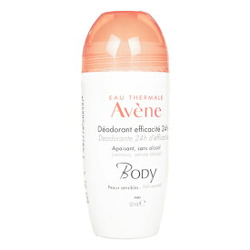 【海外通販・正規品・日時指定不可】アベンヌ デオドラント24h 50ml 1本 Avene Deodorant 24h (Body) 敏感肌用：国際書留郵便発送