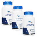【海外通販・正規品・日時指定不可】バイタルミー L-アルギニン&L-シトルリン180錠 3本 VitalMe L-Arginine L-Citrulline：ヤマト国際便発送