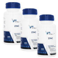 ≪お得！≫(VitalMe/バイタルミー)ジンク50mg250錠 3本≪亜鉛補給サプリメント≫ ヤマト国際便発送 海外…