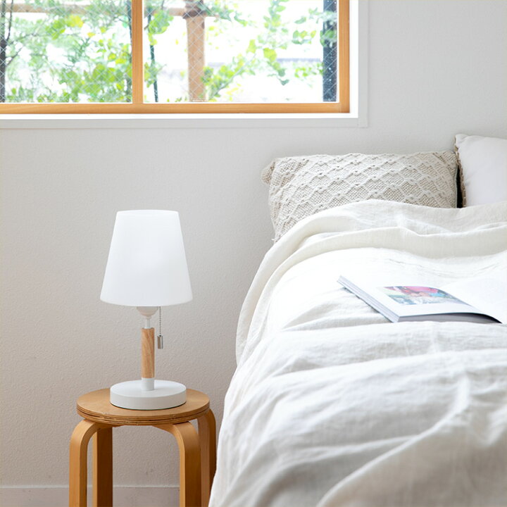 楽天市場 テーブルライト 1灯 テイタム デスクライト テーブルスタンド 間接照明 リビング フロアライト インテリア かわいい おしゃれ 一人暮らしシンプル Led ナチュラル 北欧 天然木 木製 布 子供部屋 寝室 書斎 電気 おしゃれ照明 ライトのbeaubelle