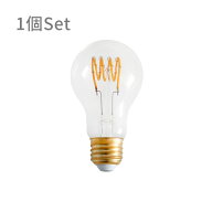 LEDフィラメント電球 E26 非調光 ■電球色 1個セット【 4W 色温度 2700K 電球色 明るさ 300lm led 電球 …