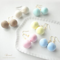 楽天市場】ポンポン ピアスの通販 