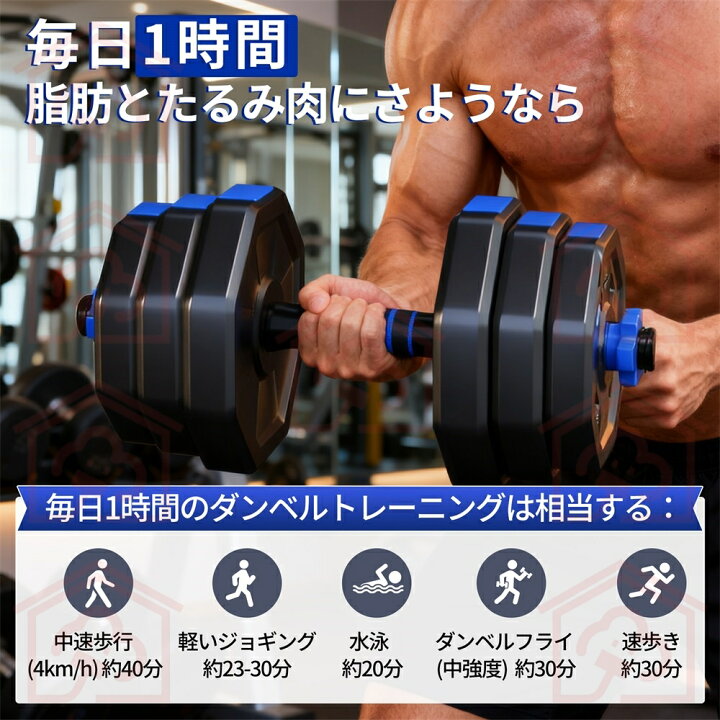 楽天市場】ダンベル 選べる8kg/10kg/15kg/20kg/30kg/40kg/50kg 2個 