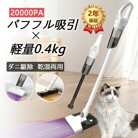 掃除機 コードレス 多機能 掃除機 1位 強力 20000pa 5WAY 5重有効濾過 静音 軽量 モップ ダニ駆除 大容量4000mAhハンディクリーナー 充電式 乾湿両用 2025 花粉対策 車用掃除機 一人暮らし ハンディー クリーナー サイクロン式 【2年保証】