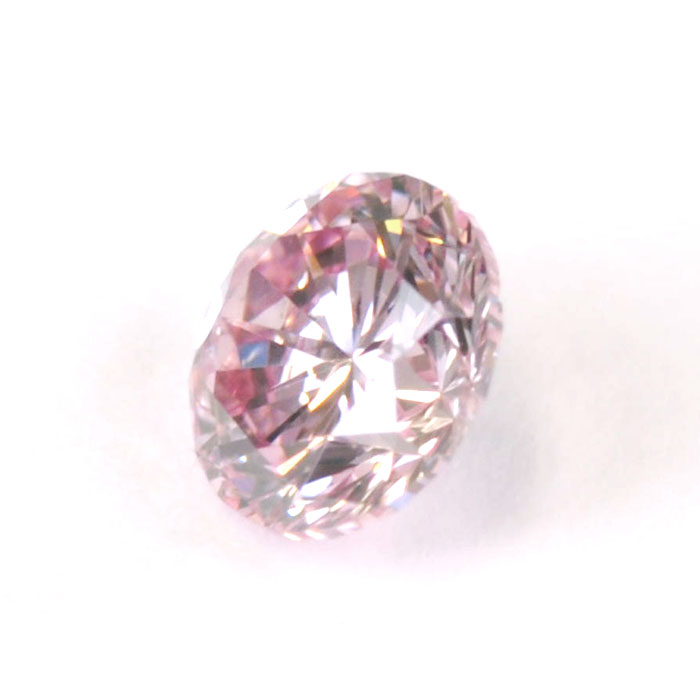 【ピンクダイヤモンドのお手本】天然ピンクダイヤモンドルース 0.153ctファンシーパープリッシュピンク Fancy Purplish PinkSI2  ラウンドカットAGT鑑定書付き カラーダイヤモンド 0.1ct 0.1カラット | 美しいジュエリー