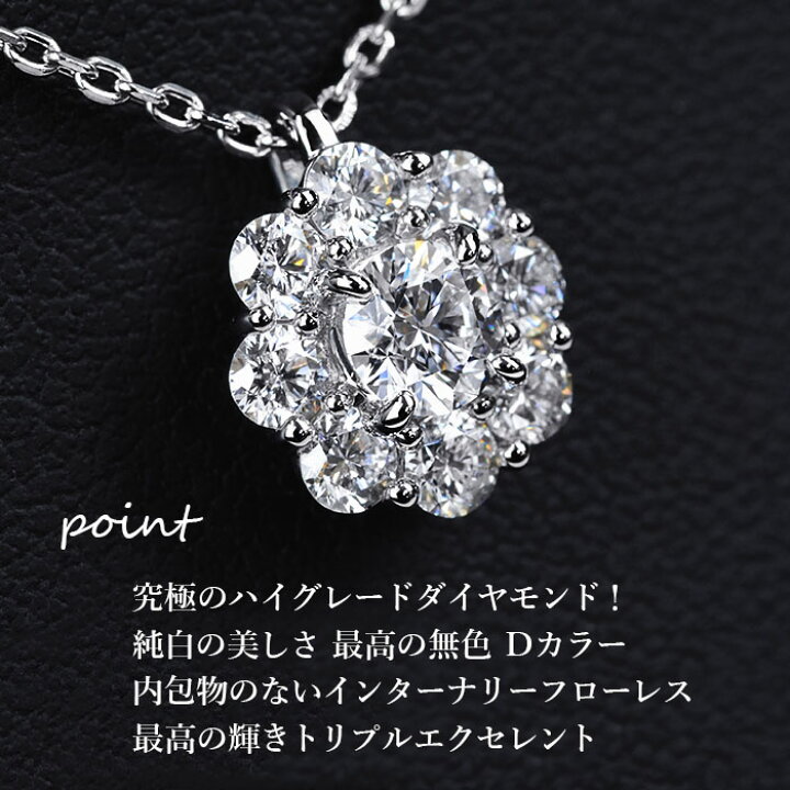 楽天市場】【眩しいほどに輝く】天然ダイヤモンド ペンダント 0.319ct 