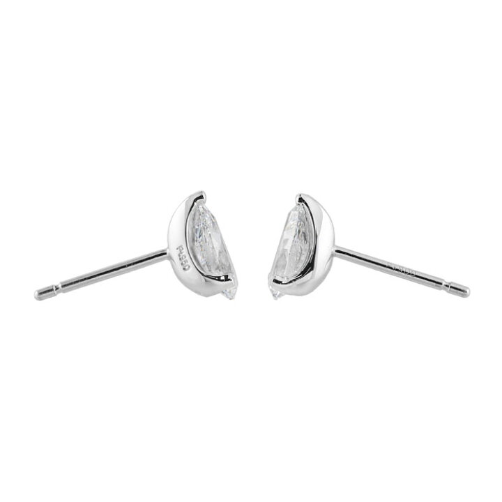 楽天市場】【シンプルペアシェイプピアス】天然ダイヤモンド 0.51ct 
