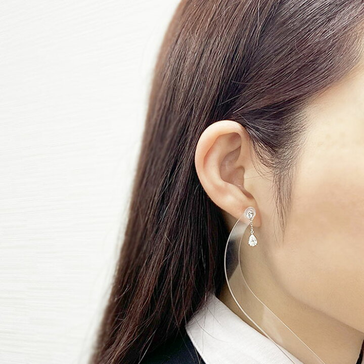 楽天市場】【揺れるペアシェイプピアス】天然ダイヤモンド 0.30ct×0.33 