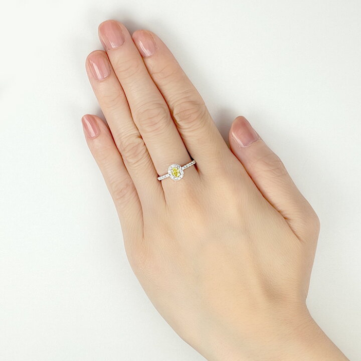 楽天市場】【ファンシーインテンスイエロー 0.353ct】天然イエロー 