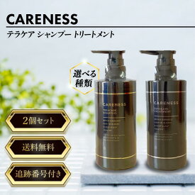 ケアネス テラケア シャンプー トリートメント CARENESS 選べる種類 2個セット 500ml 400g 美容室専売品 頭皮ケア 乾燥 ノンシリコン 白髪 髪質改善 うねり ダメージヘア 敏感肌 コメ発酵液 サッカロミセス