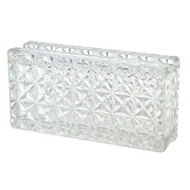 【あす楽】ガラスブロック レンガサイズ 世界で有名なブランド品 200x100x50mm クリア色 無色透明 高級ブロックガラスgb81050 ラティス