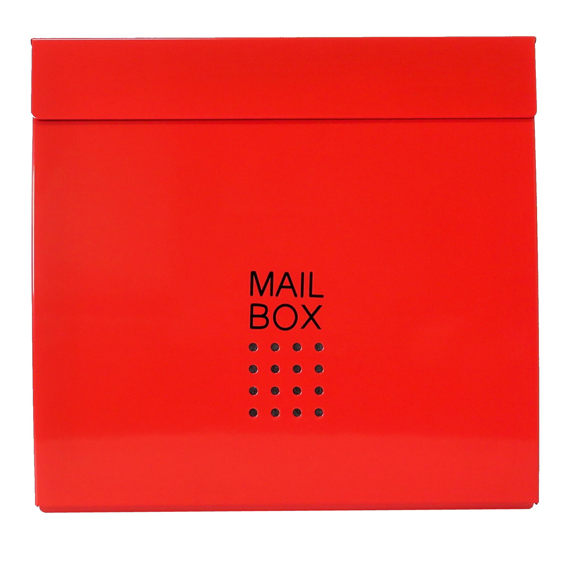 郵便ポスト スタンド 【あす楽】【郵便 ポスト】壁掛け 鍵付き おしゃれ 人気 郵便受け メールボックス つやあり赤色ポストpm173-1
