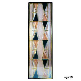 ステンド グラス ステンドグラス ステンドガラス デザインパネルsgs15