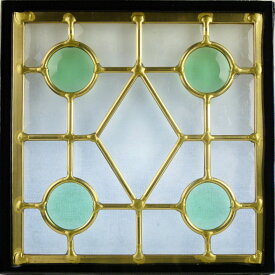 【アウトレット特価】ステンド グラス ステンドグラス ステンドガラス デザインパネルsgsq217（訳あり）